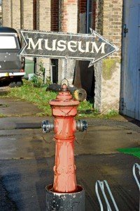 Photo by Carola MeuselA historic fire hydrant guides visitors to the “Feuerwehr-Museum,” or fire fighter museum, in Stuttgart-Münster. The museum opened its doors to the public in 2001 and aims to depict the history of firefighting and the Stuttgart Fire Department.