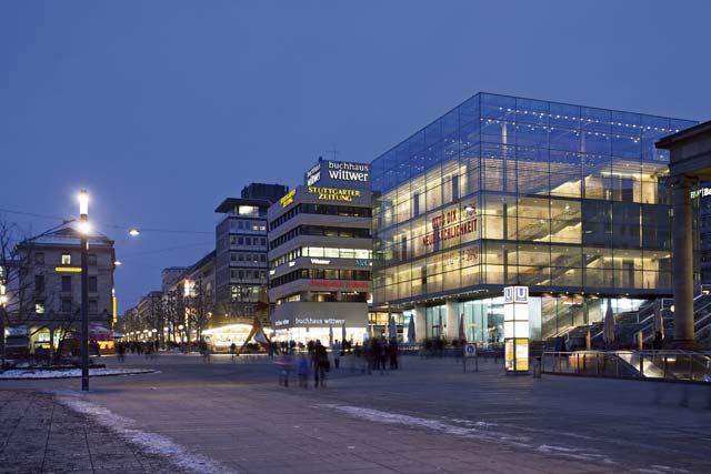 Photo by Thinkstockphotos.comPedestrian or “Fussgänger” zones can be found in many cities and towns throughout Germany and usually offer a variety of specialty stores and retail outlets. The larger the pedestrian zone, the larger the variety of shopping, and Stuttgart’s Königstrasse, pictured here, is one of the longest and most popular shopping streets in Germany.