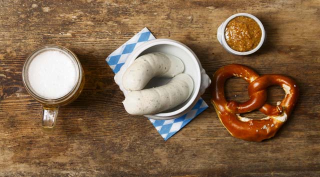Photo by Thinkstockphotos.comThe traditional Bavarian Weisswurst (white sausage) and pretzel seen here is emblematic of German cuisine, but is only the starting point of what Germany has to offer. 