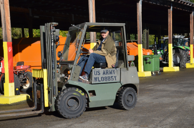 Man on Forklift