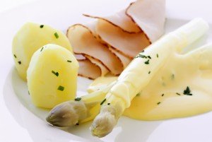 Spargel and ham