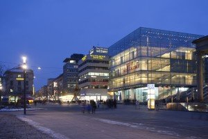 Pedestrian or "Fussgänger" zones can be found in many cities and towns throughout Germany and usually offer a variety of specialty stores and retail outlets. The larger the pedestrian zone, the larger the variety of shopping, and Stuttgart's Königstrasse, pictured here, is one of the largest and most popular shopping streets in Germany. - Photo by Thinkstockphotos.com