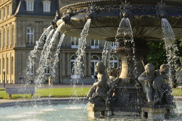 Stuttgart Fountain Summer