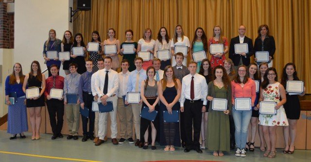 47 Stuttgart military community high school, continuing education and spouse recipients were awarded scholarships at the annual SCSC award ceremony in March.   