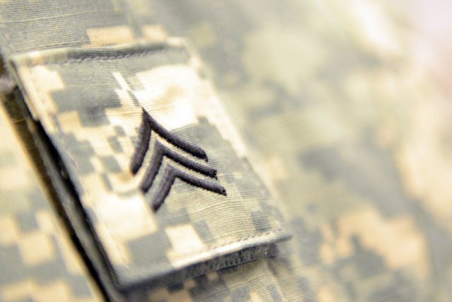 Soldiers will no longer be promoted without first having successfully completed related professional military education courses, according to recently-signed Army Directive. Soldiers will need to complete their schooling before they are allowed their new stripes. U.S. Army photo.