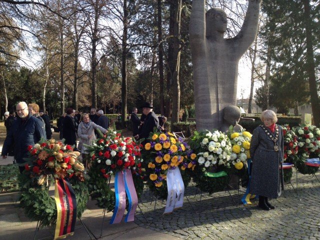 Kornwestheim, Germany National Day of Mourning wreath laying ceremony, Nov. 2015. Photo by Joel Wasko. 