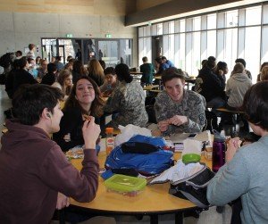 April is month of the Military Child. This month focuses on recognizing the courage of each military child. Stuttgart High School students are bright, kind, and passionate. They will be shown much appreciation during this month. Photo by Student Isabella Weibel. 