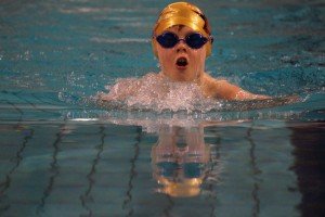 James Stewart brought home two first-place medals from the recent European Forces Swim League Champs in Eindhoven, Netherlands, Feb 27-18, 2016.