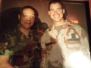 Gregory Q. Cheek, right, with then-Gen. Colin Powell. Photo courtesy of Gregory Q. Cheek