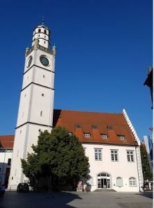 The Blue Tower is one of the most famous sites in Ravensburg. Up until the last twenty years, the tower would ring daily to announce the beginning of the day. And if you would like to climb the tower, you would have to time your arrival accordingly; it is only open a few hours during the day.