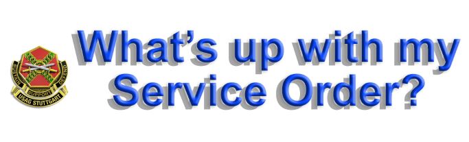 My service order