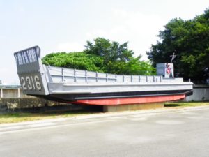 A "Mike boat" (LCM-6), the same type of landing craft that was being used as a liberty boat on Jan. 17, 1977. The boat, which has a very low profile in the water, came under increased safety regulations after the collision, affecting similar boats Navy-wide. Photo from Wikipedia.