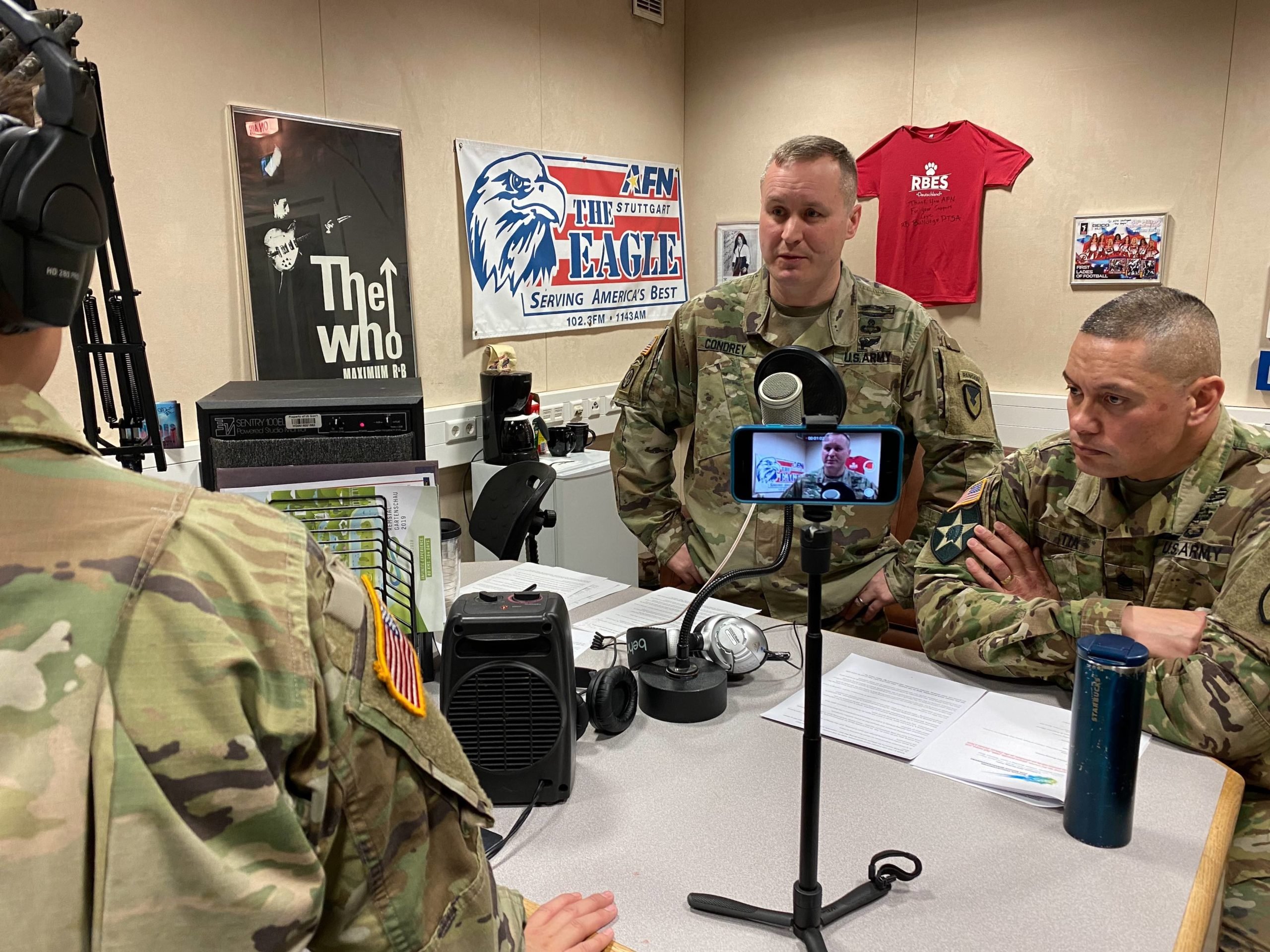 Soldiers interviewed on AFN